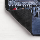 Santa in London Painting by Alfred Fox マウスパッド (コーナー)