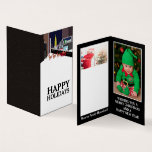Santa In New York，家族写真クリスマスカード 名刺<br><div class="desc">Santa In New York，家族写真クリスマスカードby The Business Card Store.これらのカードは、あなたの平均的なクリスマスカードに代わる賢くて安い方法である。このホリデーシーズンに家族や友人に手渡すだけ。</div>
