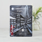 Santa in Paris Christmas Party 招待状 (スタンド正面)