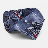 Santa in Paris Painting by Alfred Fox ネクタイ (ロール)