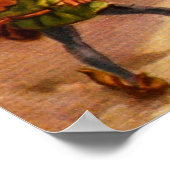 Santa in the Reindeer Barn ポスター (角)