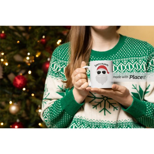 Santa is back マグカップ