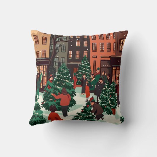 Santa is coming クッション (裏面)