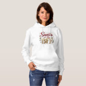 Santa Is My BFF Hoodie – Christmas Lover パーカ (正面フル)