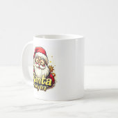 Santa Is My BFF Mug – Funny Christmas Coffee Mug コーヒーマグカップ (正面左)