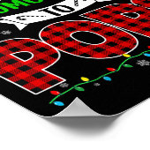 Santa Is Promoting Me To Pops Xmas Pregnancy Expec ポスター (角)