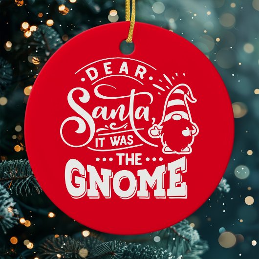 Santa It親愛は格言写真 セラミックオーナメント