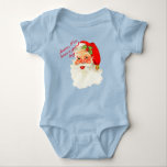 Santa I've good Personalization Christmasベビー ベビーボディスーツ<br><div class="desc">Santa私は良いパーソナライズされたクリスマスベビーベビーボディスーツ</div>