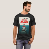 Santa Jaws girl gift gift Tシャツ (正面フル)