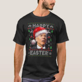 Santa Joe Biden Happy Easter Ugly Sweater (ON BACK Tシャツ (正面)