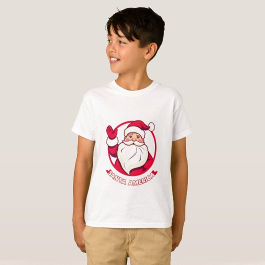 Santa Kids Tシャツ (正面フル)