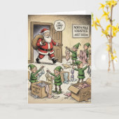 Santa Knows 'The Secret' カード (黄色い花)