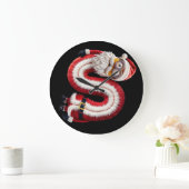 Santa letter S ラージ壁時計 (ホーム)