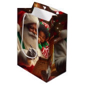 Santa List ミディアムペーパーバッグ (正面アングル)
