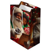 Santa List ミディアムペーパーバッグ (裏面アングル)