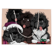 Santa List、2回確認 ラージペーパーバッグ (裏面)