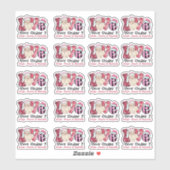 Santa Love Your Order Snap共有&レビュー シール (シート)