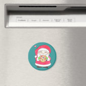 Santa Loves Cookieマグネット マグネット (インサイチュ (食洗機))