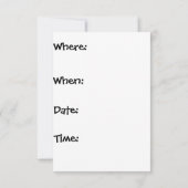 Santa Loves Cookie招待状 招待状 (裏面)