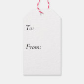 Santa Loves Cookie ギフトタグ (裏面)