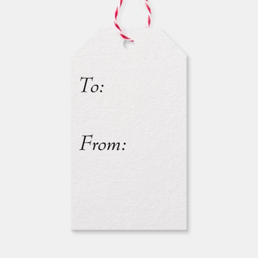 Santa Loves Cookie ギフトタグ (裏面)