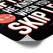 Santa Loves Leg Day Christmas Fitness - Uni-adults ポスター (角)