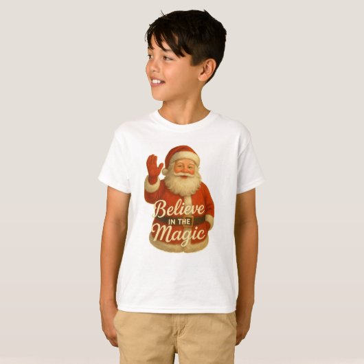 SANTA MAGIC-BELIEVE IN MAGIC T-Shirt Tシャツ (正面フル)