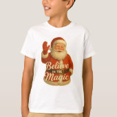 SANTA MAGIC-BELIEVE IN MAGIC T-Shirt Tシャツ (正面)