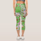 Santa Magical Green New Year カプリレギンス (裏面)