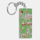 Santa Magical Green New Year キーホルダー (正面左)