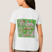 Santa Magical Green New Year トライブレンドＴシャツ (裏面)