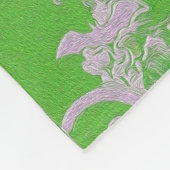 Santa Magical Green New Year  フリースブランケット (角)