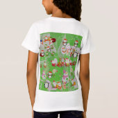 Santa Magical Green New Year Tシャツ (裏面)