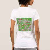 Santa Magical Green New Year  Tシャツ (裏面)