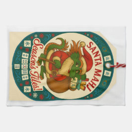 Santa Mahj Kitchen Towel キッチンタオル