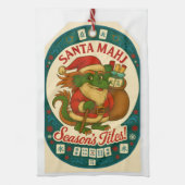 Santa Mahj Kitchen Towel キッチンタオル (縦)