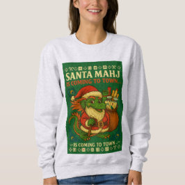 Santa Mahj Ugly Sweater Sweatshirt スウェットシャツ