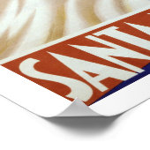 Santa Margerita Ligure（イタリア）ヴィンテージ旅行 ポスター (角)