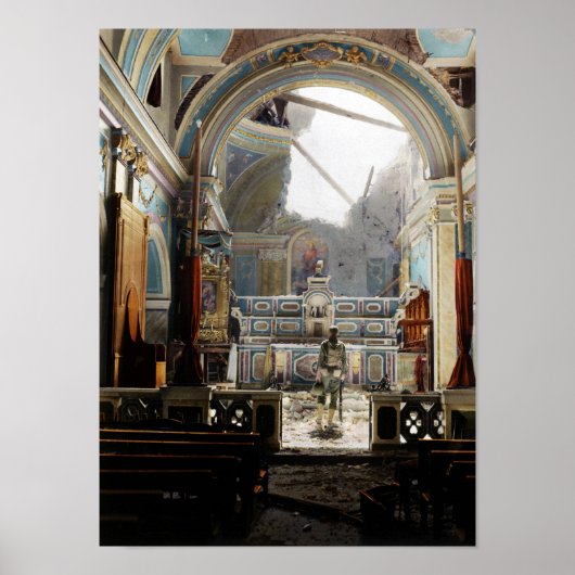 Santa Maria degli Angeli，イタリア，アケルノ， 1943 ポスター (正面)