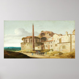 Santa Maria, Rome - PJ Saenredam Fine Art Poster ポスター