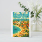 SANTA MARTA — カリブ海からシエラネバダへの入り口 ポストカード (スタンド正面)