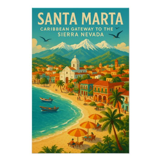 SANTA MARTA — CARIBBEAN GATEWAY TO THE  NEVADA ポスター (正面)