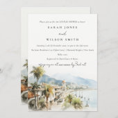 Santa Marta Colombia Landscape Couples Shower 招待状 (正面/裏面)