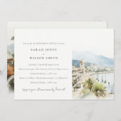 Santa Marta Colombia Landscape Rehearsal Dinner 招待状 (正面/裏面)