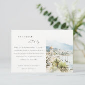 Santa Marta Colombia Landscape Wedding Details エンクロージャーカード (スタンド正面)