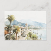 Santa Marta Colombia Landscape Wedding Details エンクロージャーカード (裏面)