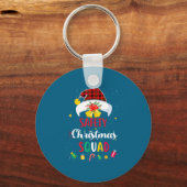 Santa Match Hat Safety Squad Security Meme キーホルダー (正面)