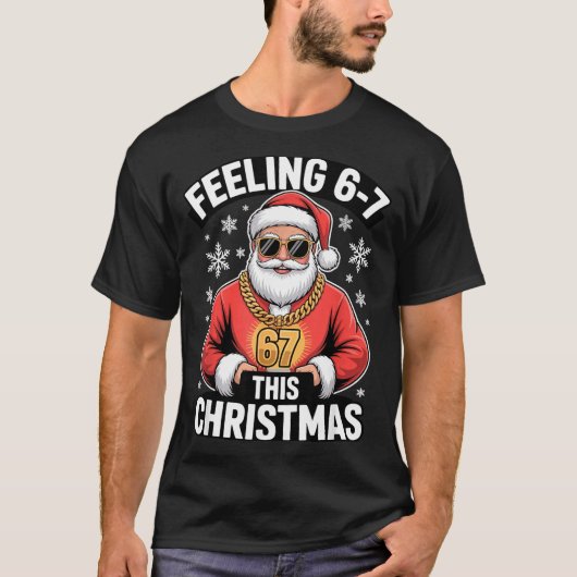 Santa Meme For Kids Feeling 67 At Holiday Family E Tシャツ (正面)