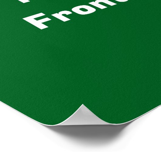 Santa Merry Christmas Modern Ho Ho Ho Name ポスター (角)