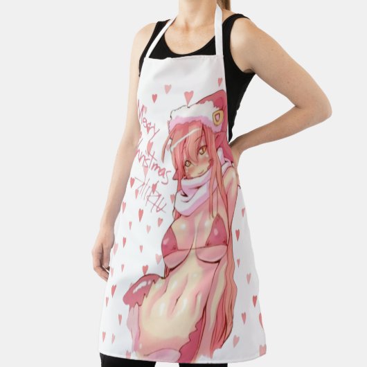 Santa Merry Christmas sexy Anime Bikini エプロン (インサイチュ)